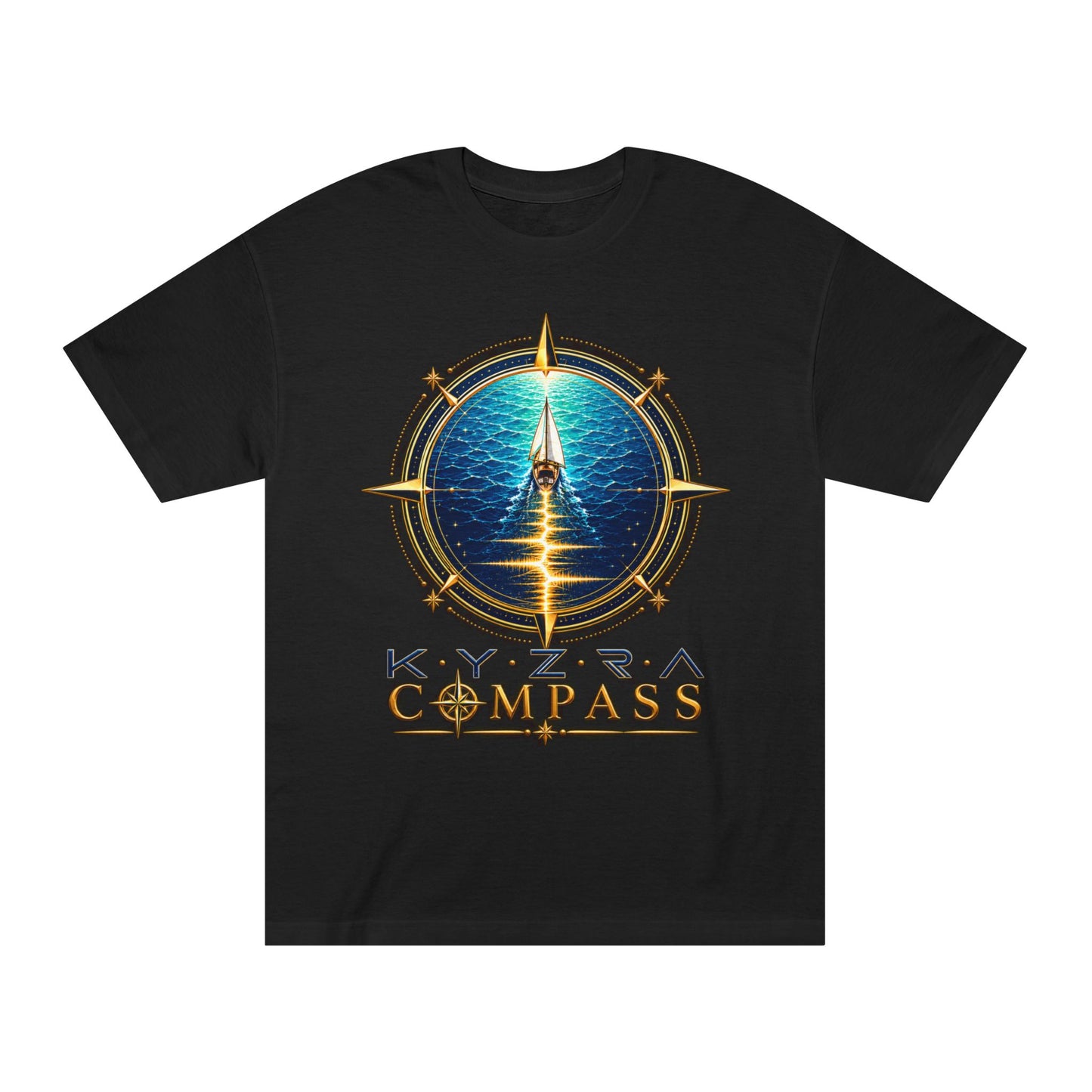 Compass Tee — 'Kyzra Compass' Nautical Graphic T‑Shirt