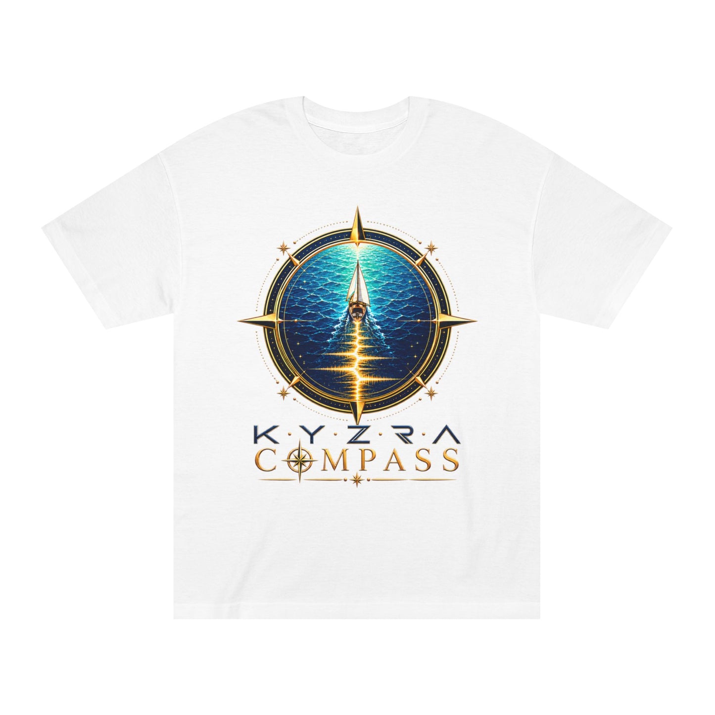 Compass Tee — 'Kyzra Compass' Nautical Graphic T‑Shirt